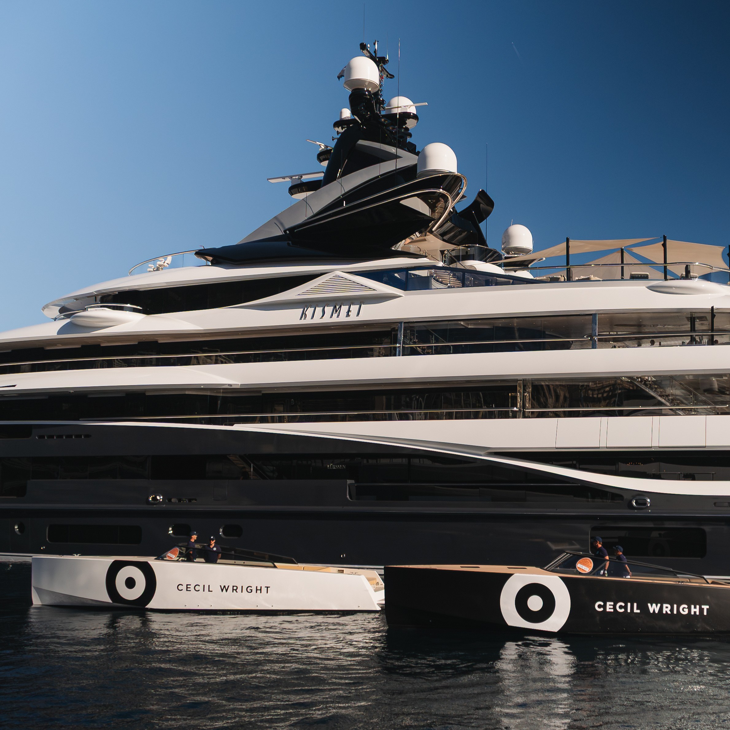 KISMET superyacht Lürssen Monaco Yacht Show Cecil Wright yachts