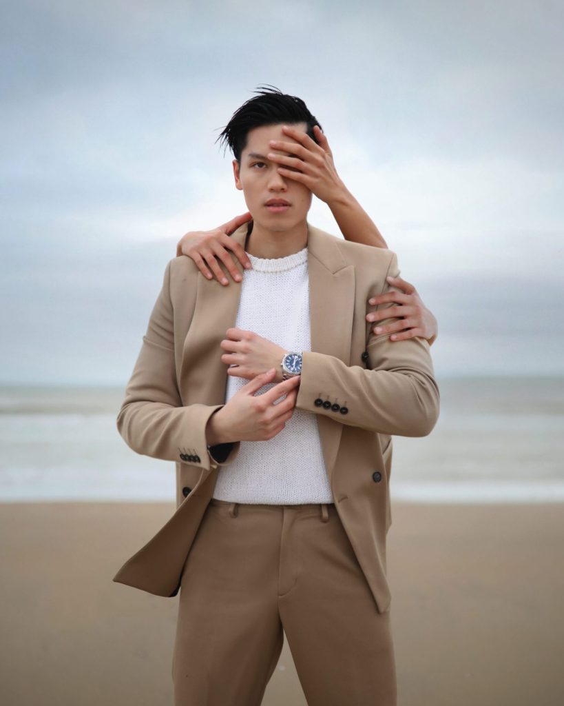 Jaeger-LeCoultre luxury watch influencer campaign by 36 Studios featuring Q Mike — editorial lifestyle photography with steel bracelet timepiece
